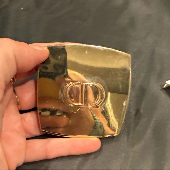 Dior Compact Mirror Double-Sided Mirror Gold Brand New (in wrapping) - Picture 5 of 16